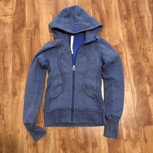 Lululemon Scuba Hoodie Blue Stripe - Size 2